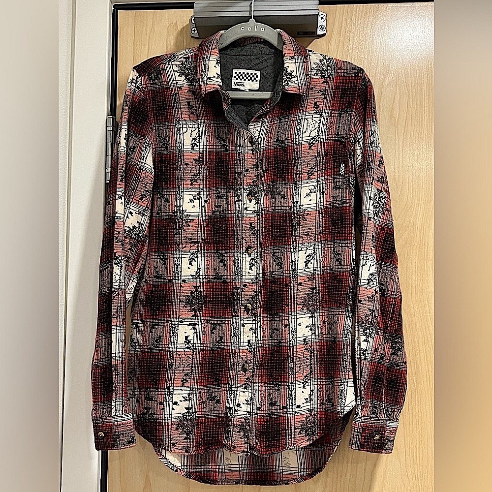 Vans Men’s Button Up Collared Shirt